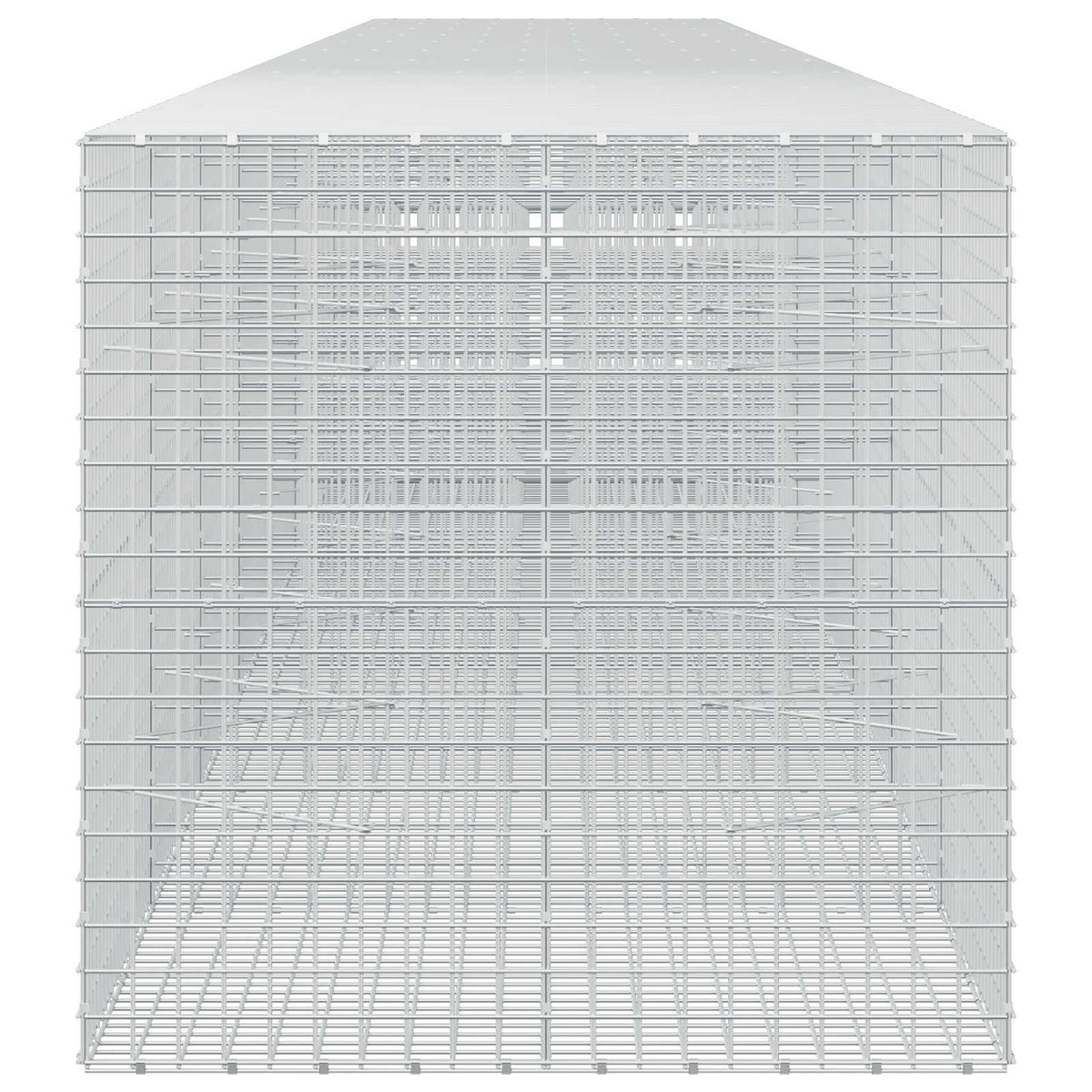 vidaXL Gabion with 3.5 mm Wire and 5x5 cm Mesh 1000x100x100 cm 4