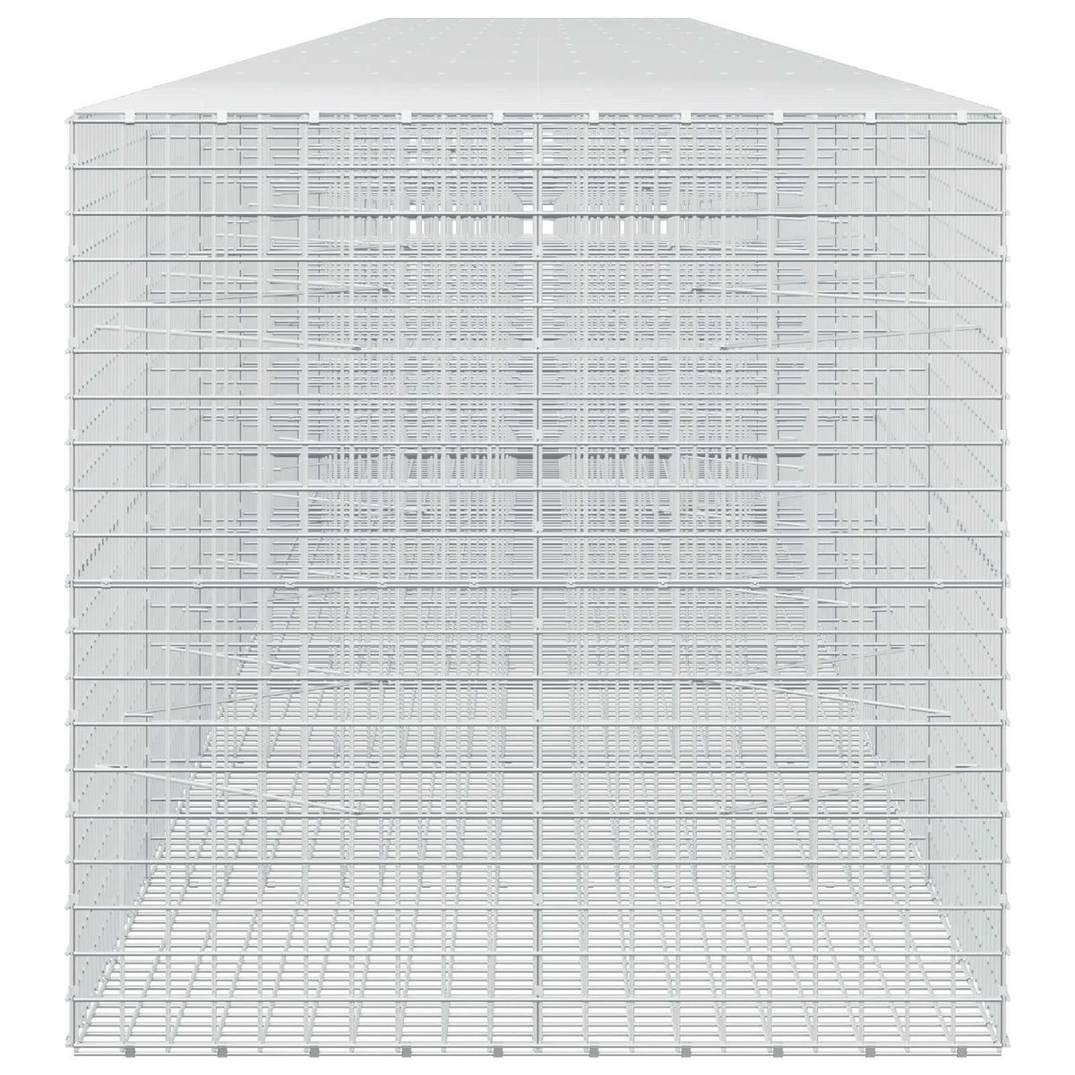vidaXL Gabion with 3.5 mm Wire and 5x5 cm Mesh 1100x100x100 cm 4