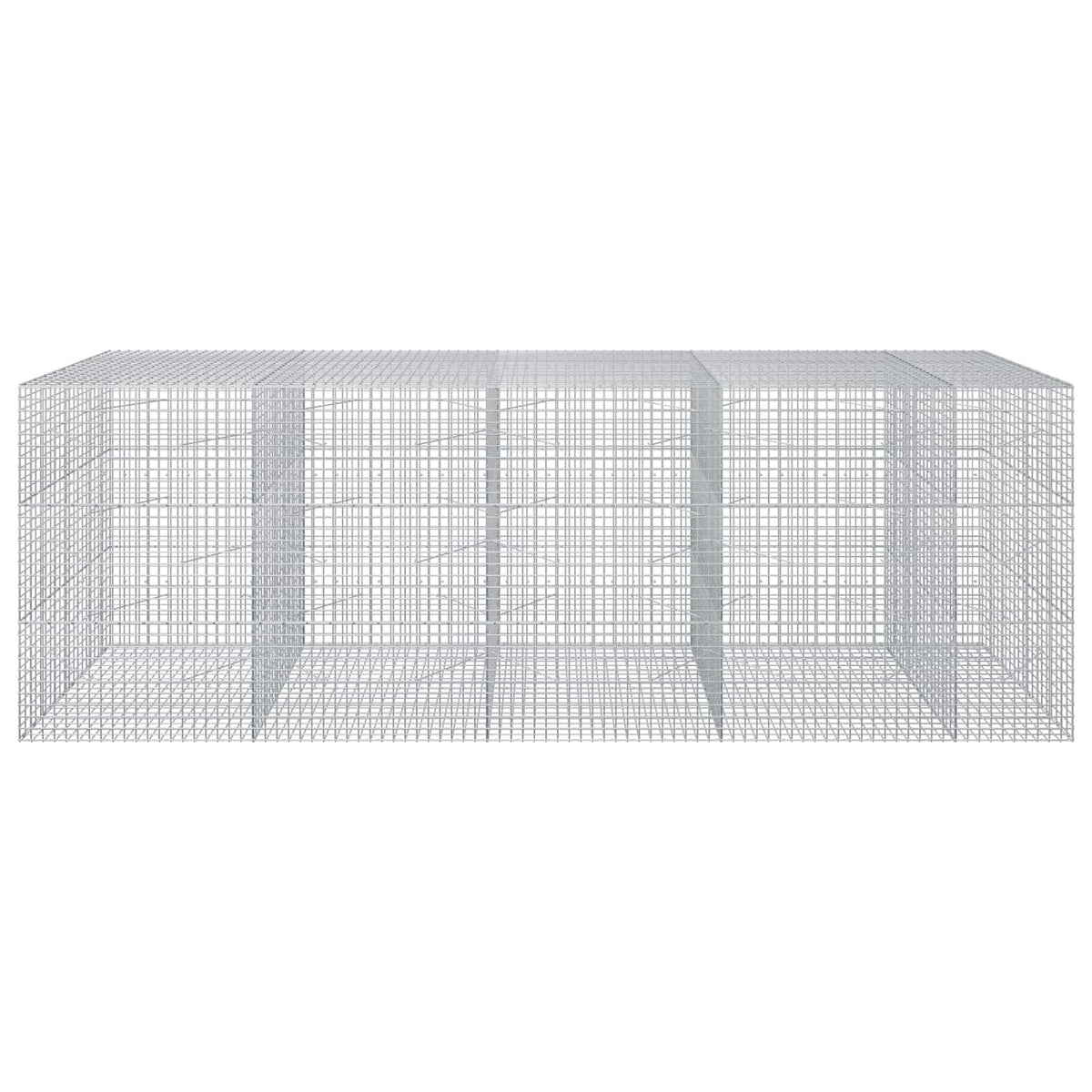 vidaXL Gabion with 3.5 mm Wire and 5x5 cm Mesh 450x100x150 cm 3
