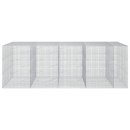 vidaXL Gabion with 3.5 mm Wire and 5x5 cm Mesh 450x100x150 cm 3