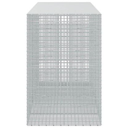 vidaXL Gabion with 3.5 mm Wire and 5x5 cm Mesh 500x100x150 cm 4