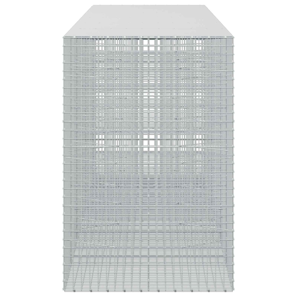 vidaXL Gabion with 3.5 mm Wire and 5x5 cm Mesh 600x100x150 cm 4