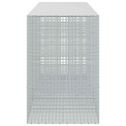 vidaXL Gabion with 3.5 mm Wire and 5x5 cm Mesh 600x100x150 cm 4