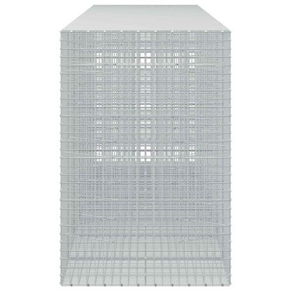 vidaXL Gabion with 3.5 mm Wire and 5x5 cm Mesh 700x100x150 cm 4