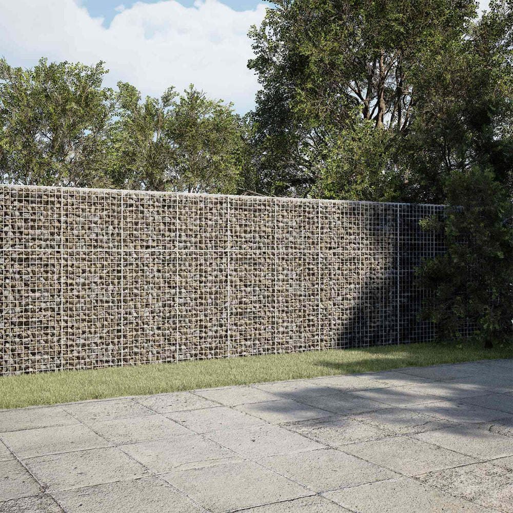 vidaXL Gabion with 3.5 mm Wire and 5x5 cm Mesh 1050x100x150 cm