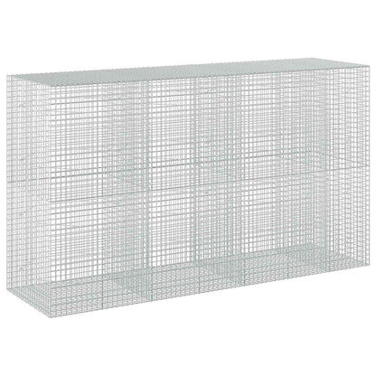 vidaXL Gabion with 3.5 mm Wire and 5x5 cm Mesh 350x100x200 cm 2