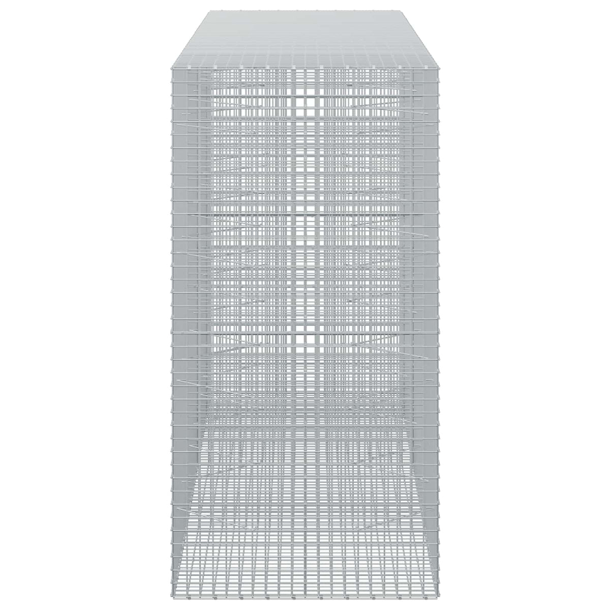 vidaXL Gabion with 3.5 mm Wire and 5x5 cm Mesh 350x100x200 cm 4