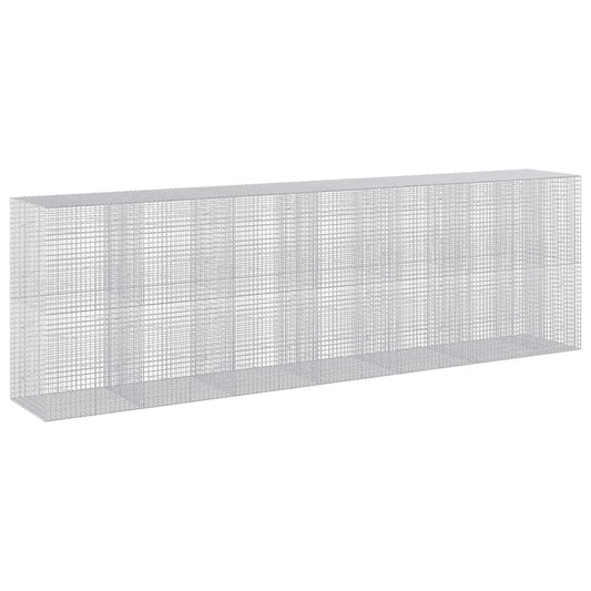 vidaXL Gabion with 3.5 mm Wire and 5x5 cm Mesh 650x100x200 cm 2