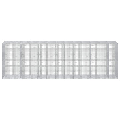 vidaXL Gabion with 3.5 mm Wire and 5x5 cm Mesh 650x100x200 cm 3