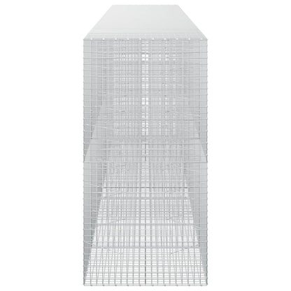 vidaXL Gabion with 3.5 mm Wire and 5x5 cm Mesh 650x100x200 cm 4