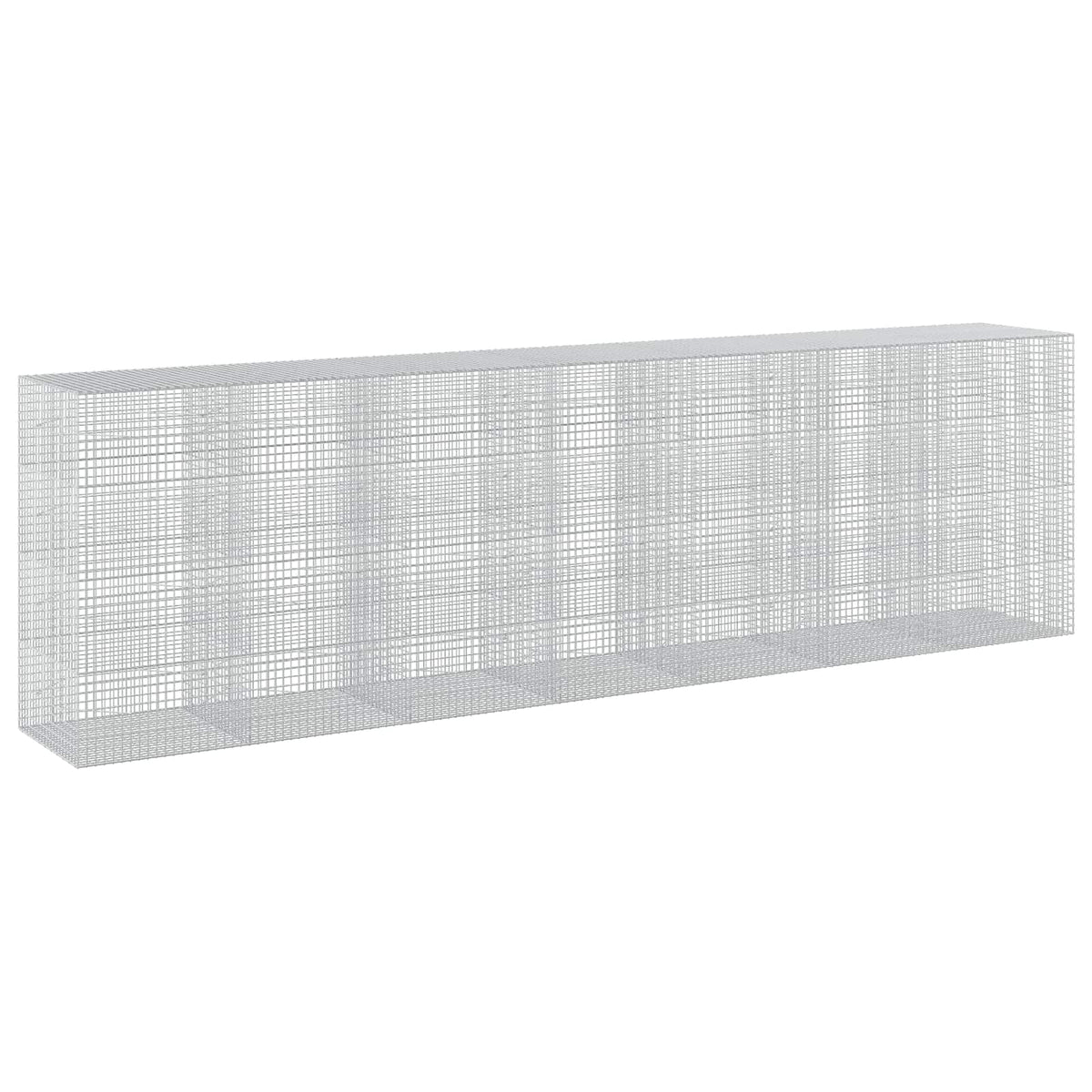 vidaXL Gabion with 3.5 mm Wire and 5x5 cm Mesh 700x100x200 cm 2