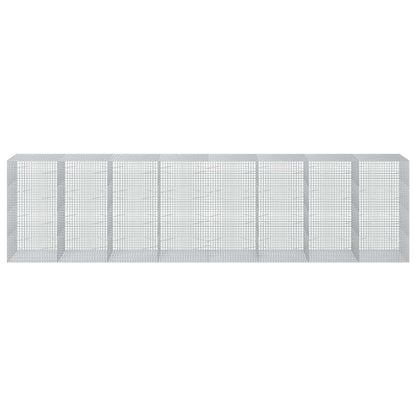 vidaXL Gabion with 3.5 mm Wire and 5x5 cm Mesh 800x100x200 cm 3