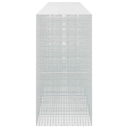 vidaXL Gabion with 3.5 mm Wire and 5x5 cm Mesh 800x100x200 cm 4