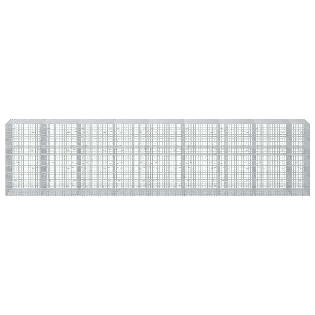vidaXL Gabion with 3.5 mm Wire and 5x5 cm Mesh 850x100x200 cm 3