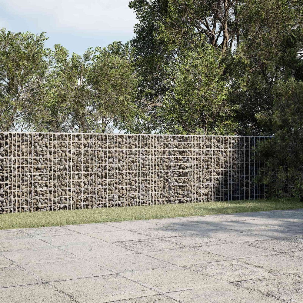 vidaXL Gabion with 3.5 mm Wire and 5x10 cm Mesh 900x10x100 cm