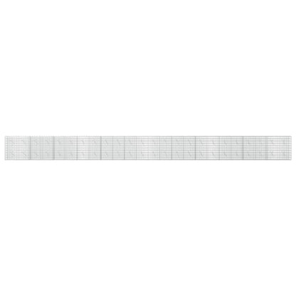 Gabion with 3.5 mm Wire and 5x10 cm Mesh 1050x10x100 cm Height 100 cm Thickness 10 cm 1050–1200 cm 1200 cm