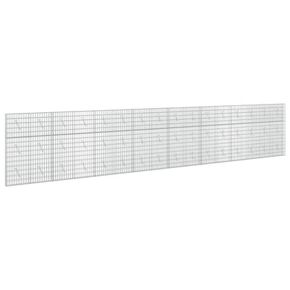 vidaXL Gabion with 3.5 mm Wire and 5x10 cm Mesh 800x10x150 cm 2