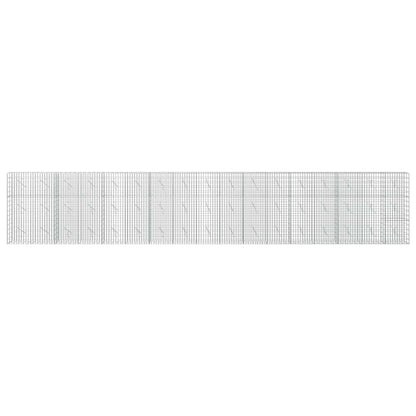 Gabion with 3.5 mm Wire and 5x10 cm Mesh 50x10x150 cm Height 150 cm Thickness 10 cm 50–1000 cm 850 cm