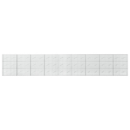 Gabion with 3.5 mm Wire and 5x10 cm Mesh 50x10x150 cm Height 150 cm Thickness 10 cm 50–1000 cm 900 cm