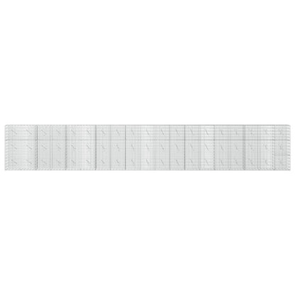 Gabion with 3.5 mm Wire and 5x10 cm Mesh 50x10x150 cm Height 150 cm Thickness 10 cm 50–1000 cm 950 cm
