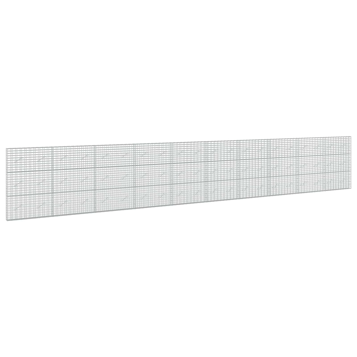 Gabion with 3.5 mm Wire and 5x10 cm Mesh 50x10x150 cm Height 150 cm Thickness 10 cm 50–1000 cm 1000 cm