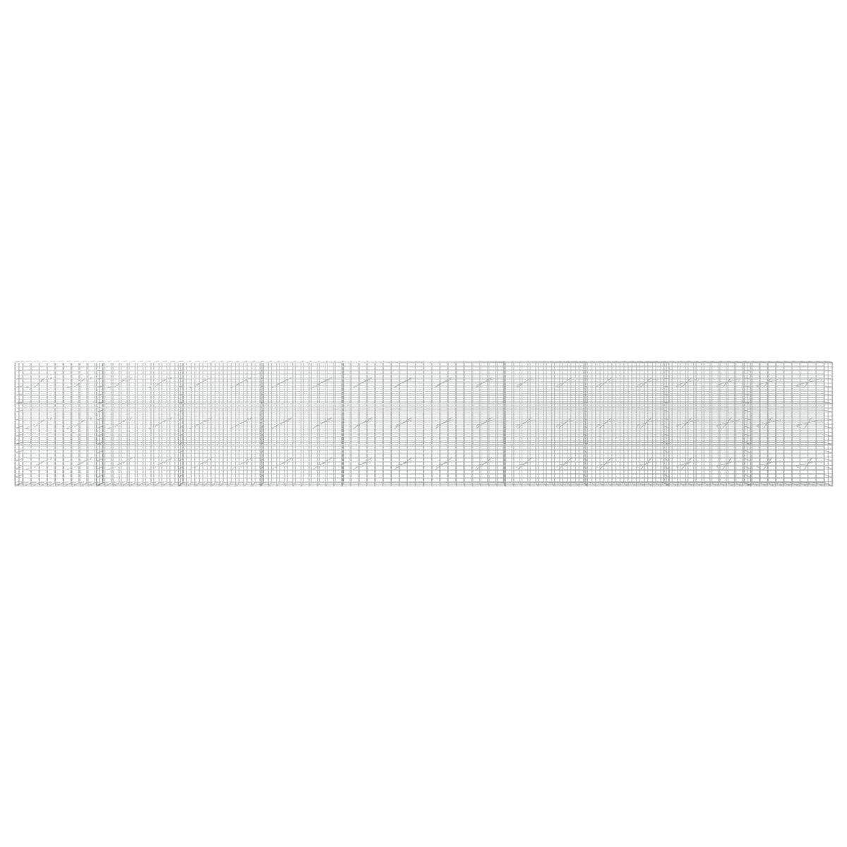 vidaXL Gabion with 3.5 mm Wire and 5x10 cm Mesh 1000x10x150 cm 3