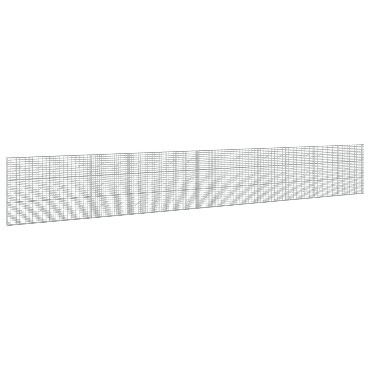 vidaXL Gabion with 3.5 mm Wire and 5x10 cm Mesh 1100x10x150 cm 2