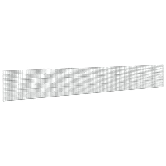 vidaXL Gabion with 3.5 mm Wire and 5x10 cm Mesh 1100x10x150 cm 2