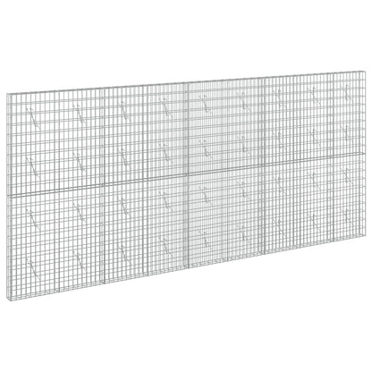 vidaXL Gabion with 3.5 mm Wire and 5x10 cm Mesh 450x10x200 cm 2