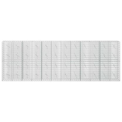 Gabion with 3.5 mm Wire and 5x10 cm Mesh 50x10x200 cm Height 200 cm Thickness 10 cm 50–1000 cm 600 cm