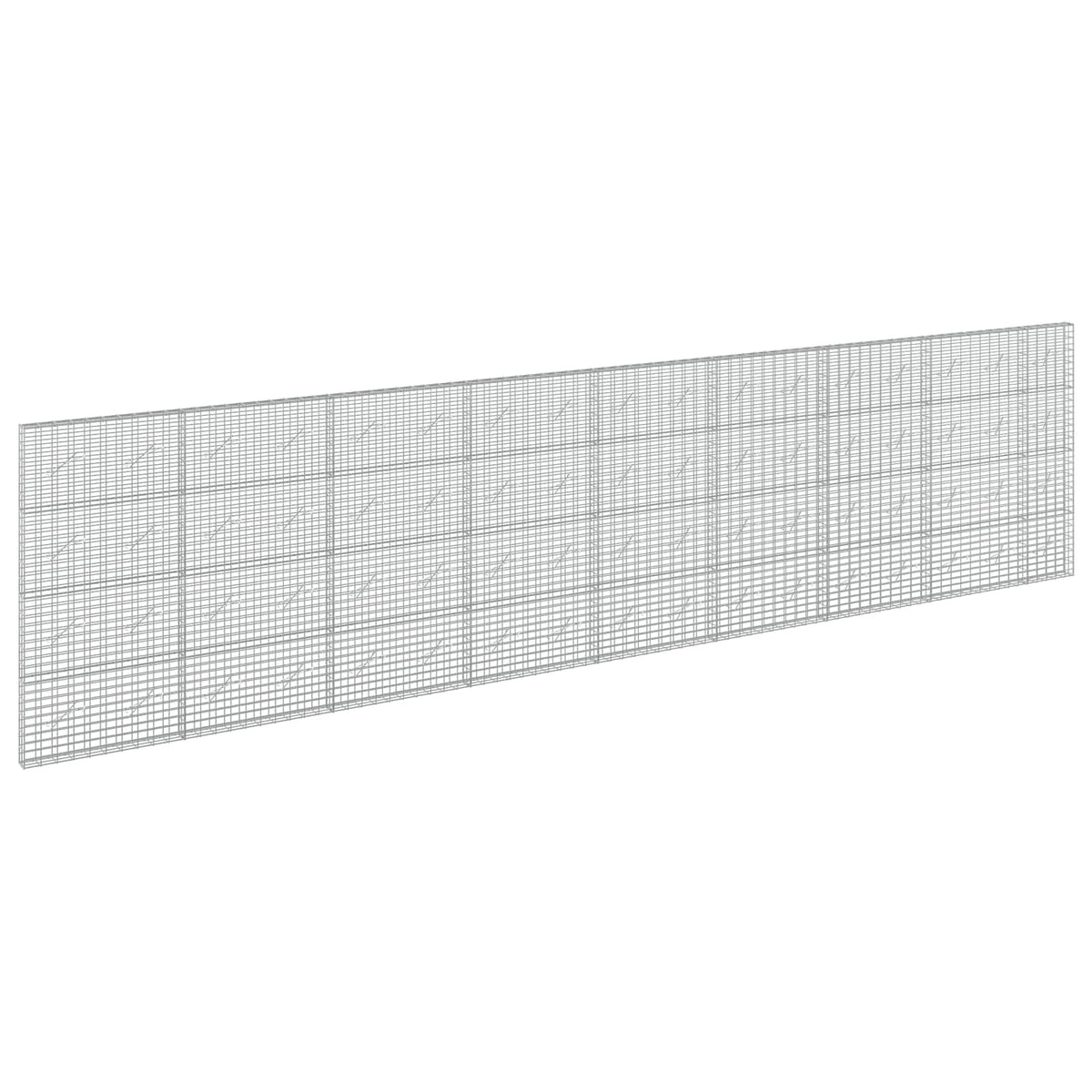 Gabion with 3.5 mm Wire and 5x10 cm Mesh 50x10x200 cm Height 200 cm Thickness 10 cm 50–1000 cm 850 cm