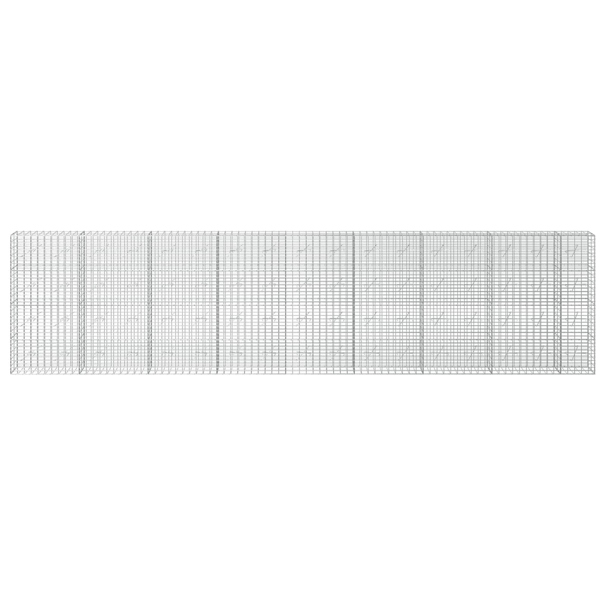 Gabion with 3.5 mm Wire and 5x10 cm Mesh 50x10x200 cm Height 200 cm Thickness 10 cm 50–1000 cm 850 cm