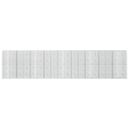 Gabion with 3.5 mm Wire and 5x10 cm Mesh 50x10x200 cm Height 200 cm Thickness 10 cm 50–1000 cm 900 cm