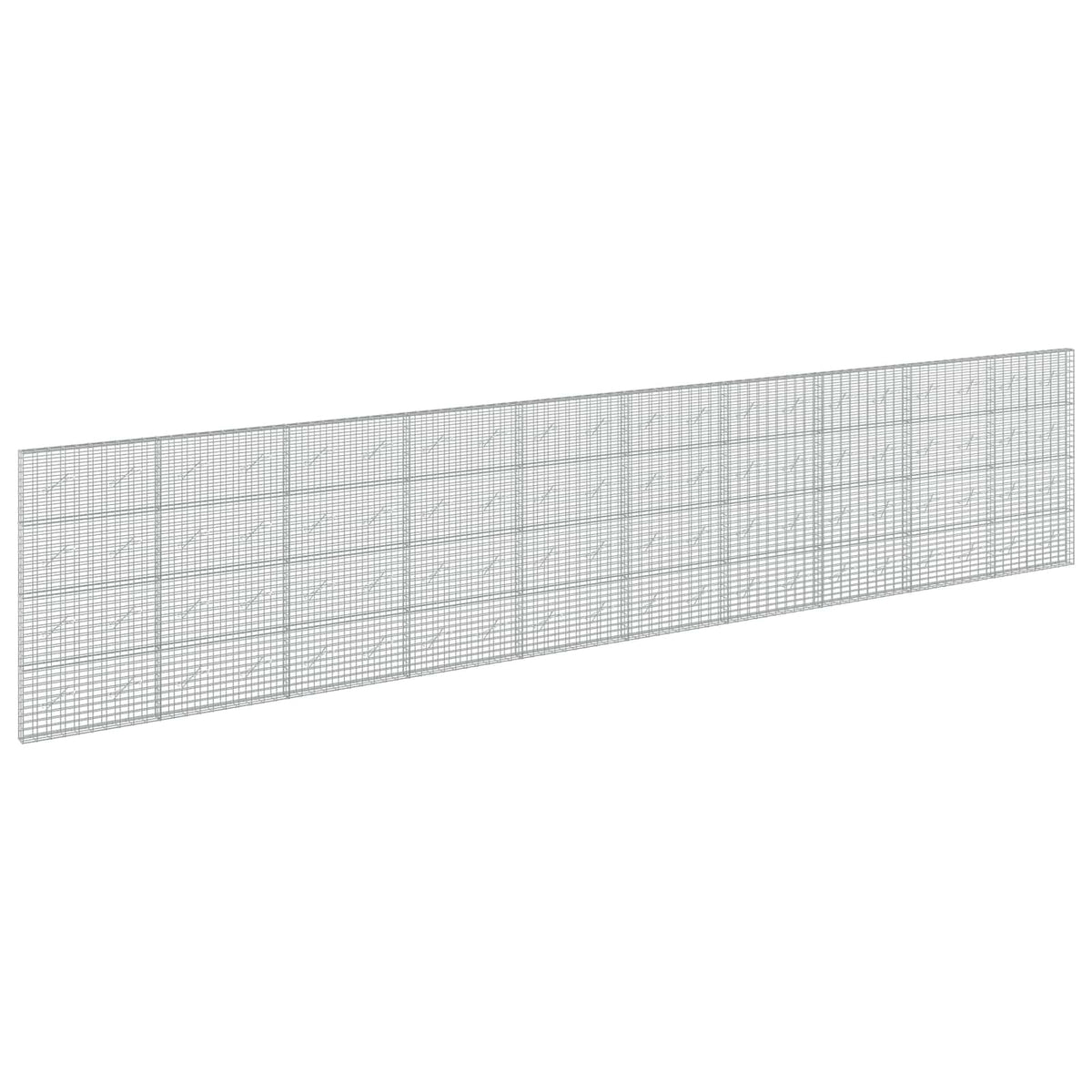 Gabion with 3.5 mm Wire and 5x10 cm Mesh 50x10x200 cm Height 200 cm Thickness 10 cm 50–1000 cm 1000 cm