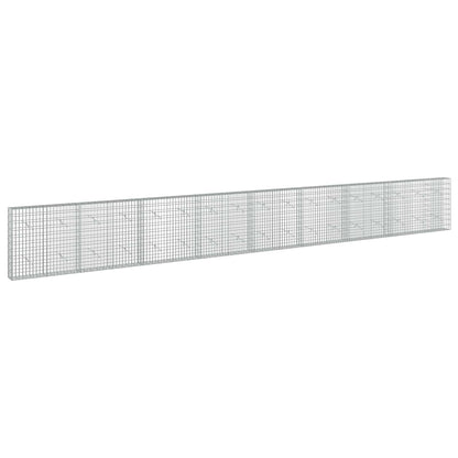 vidaXL Gabion with 3.5 mm Wire and 5x10 cm Mesh 850x20x100 cm 2