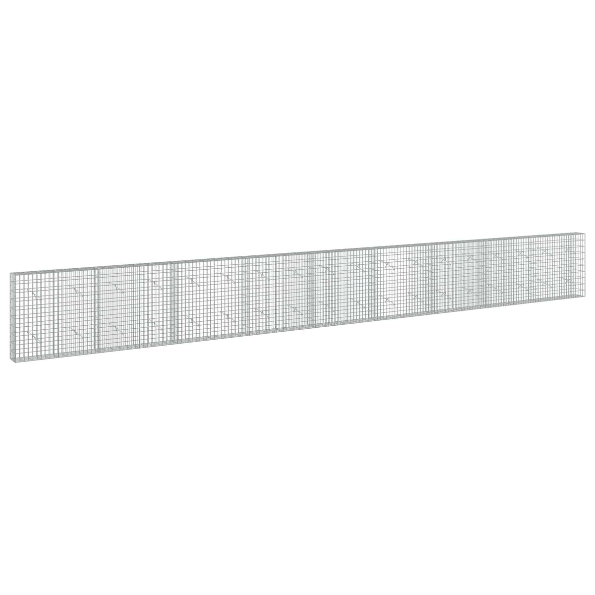 Gabion with 3.5 mm Wire and 5x10 cm Mesh 50x20x100 cm Height 100 cm Thickness 20 cm 50–1000 cm 900 cm