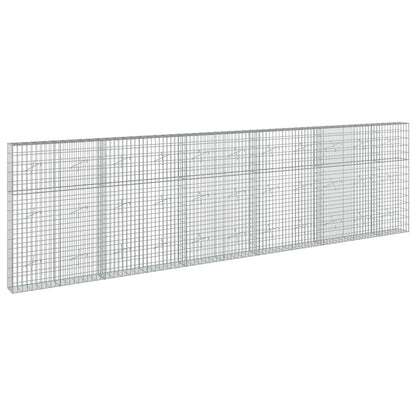 vidaXL Gabion with 3.5 mm Wire and 5x10 cm Mesh 550x20x150 cm 2