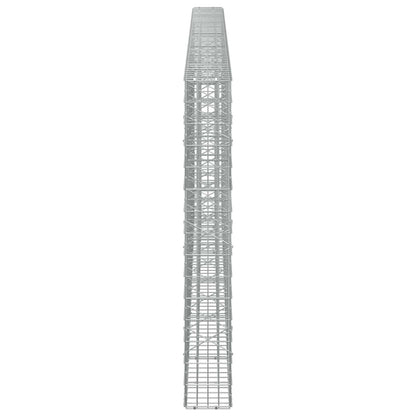 vidaXL Gabion with 3.5 mm Wire and 5x10 cm Mesh 550x20x150 cm 4