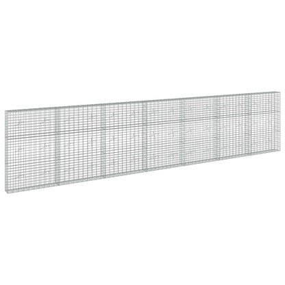 vidaXL Gabion with 3.5 mm Wire and 5x10 cm Mesh 700x20x150 cm 2
