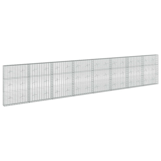 vidaXL Gabion with 3.5 mm Wire and 5x10 cm Mesh 800x20x150 cm 2