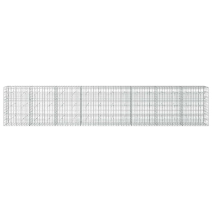 vidaXL Gabion with 3.5 mm Wire and 5x10 cm Mesh 800x20x150 cm 3