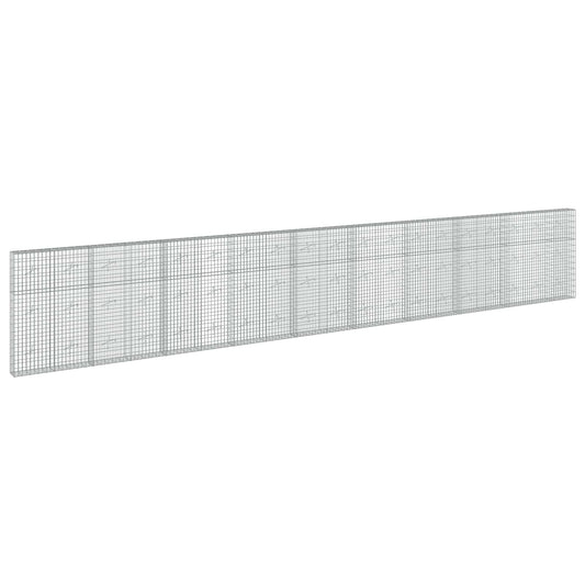 vidaXL Gabion with 3.5 mm Wire and 5x10 cm Mesh 950x20x150 cm 2
