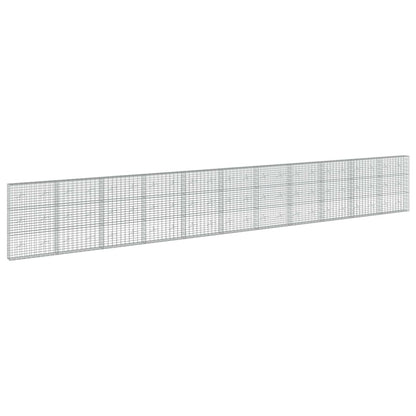 vidaXL Gabion with 3.5 mm Wire and 5x10 cm Mesh 1100x20x150 cm 2