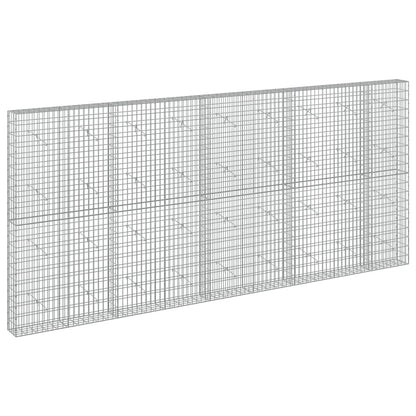 vidaXL Gabion with 3.5 mm Wire and 5x10 cm Mesh 450x20x200 cm 2