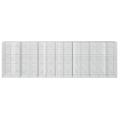 vidaXL Gabion with 3.5 mm Wire and 5x10 cm Mesh 650x20x200 cm 3