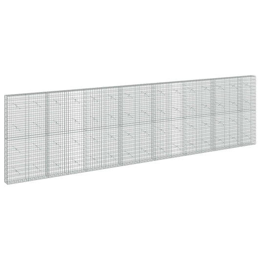 vidaXL Gabion with 3.5 mm Wire and 5x10 cm Mesh 750x20x200 cm 2