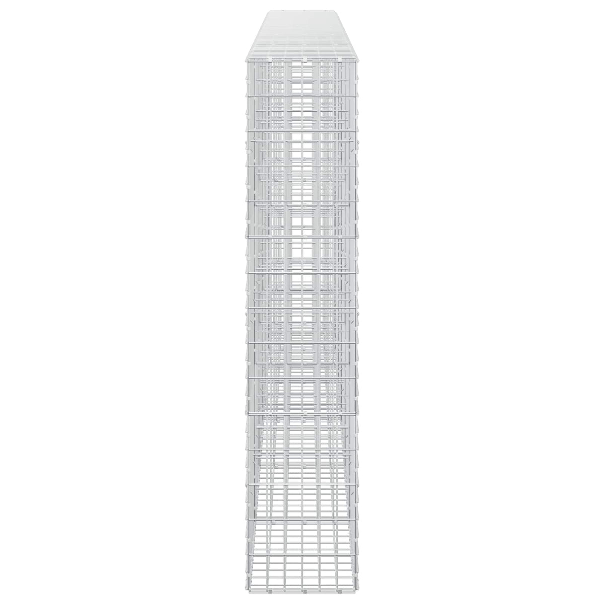 vidaXL Gabion with 3.5 mm Wire and 5x10 cm Mesh 550x30x150 cm 4