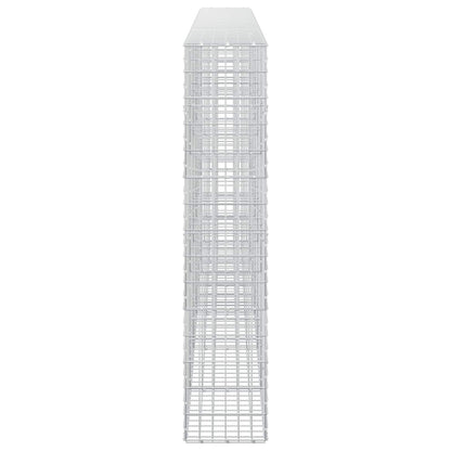 vidaXL Gabion with 3.5 mm Wire and 5x10 cm Mesh 550x30x150 cm 4