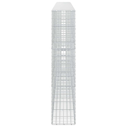 vidaXL Gabion with 3.5 mm Wire and 5x10 cm Mesh 600x30x150 cm 4