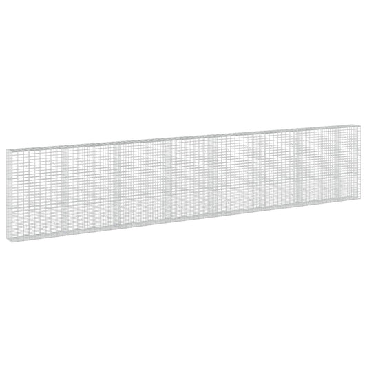 vidaXL Gabion with 3.5 mm Wire and 5x10 cm Mesh 750x30x150 cm 2